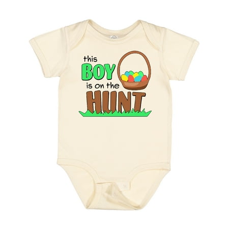

Inktastic This Boy is on the Hunt- Easter Eggs Gift Baby Boy Bodysuit