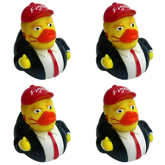 Novedad Trump Pato Goma Baño para Bebé Patitos Juguete