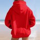 thumbnail image 3 of KPop Demon Hunters Huntrix Team Hoodie - Anime Movie Pattern Men's and Women's Fashion Pullover Sweatshirt, Suitable for K-Pop and Anime Fans#Red 2XL, 3 of 4