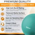 thumbnail image 6 of SmarterLife PRO MAX Series Exercise Yoga Ball Workout Equipment Pregnancy Medicine Balls, 75cm Turquoise, 6 of 7