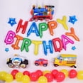 thumbnail image 4 of Kit de globos metálicos con letras Happy Birthday  colores Mix, 4 of 5