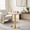 White Gold, variant on Round Bistro Table with High-Gloss White Marble Top and Gold Stainless Steel Edge - 23.6 Inch
