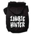 thumbnail image 3 of Halloween Pet, Dog  Cat Hoodie Screen Printed, "Zombie Hunter", 3 of 10