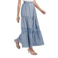 thumbnail image 2 of Valcatch Maxi Skirts for Women Elastic High Waist A-Line Skirt Beach Skirt, 2 of 6