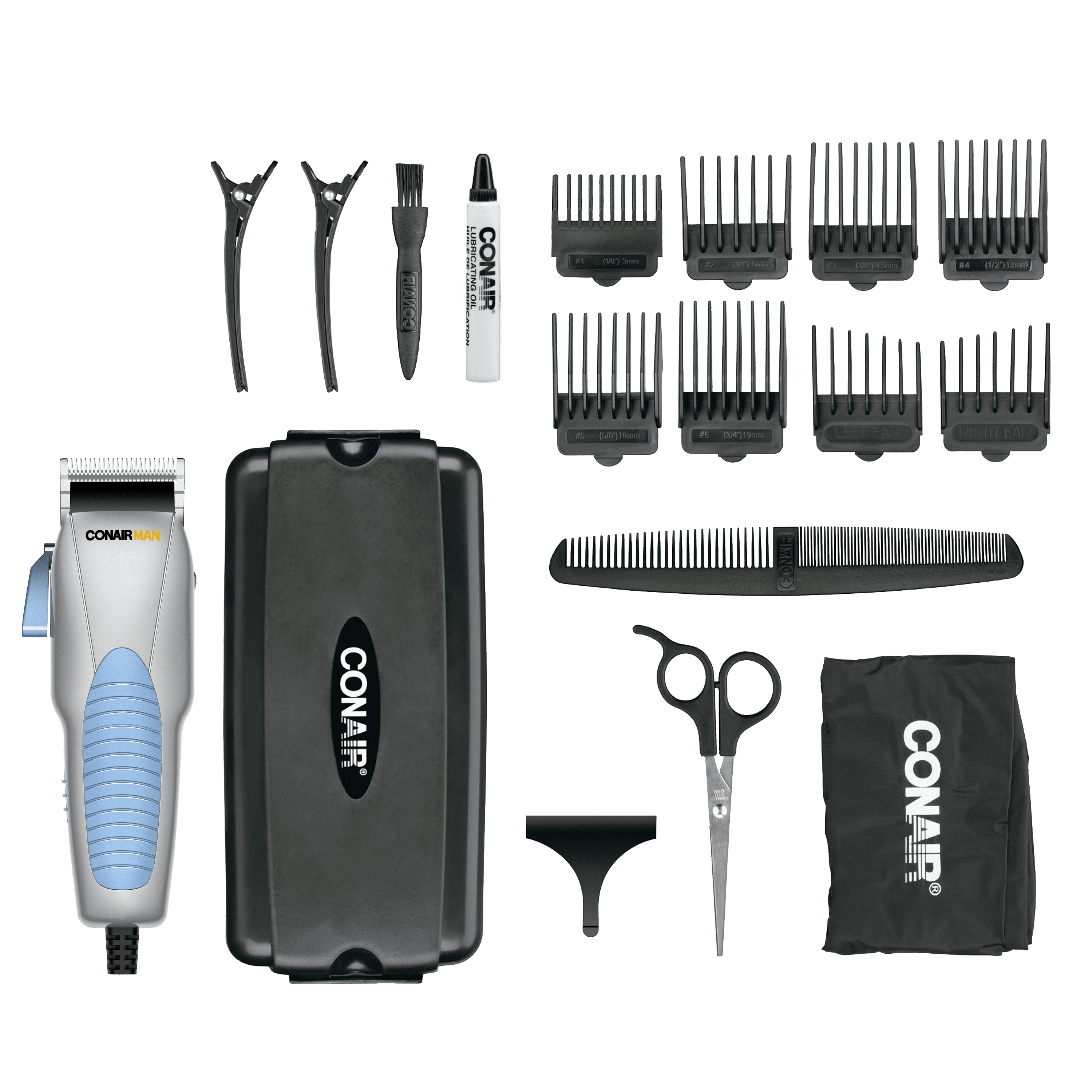 Conair Men Custom Cut Haircut Kit, 18 Piece