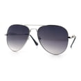 thumbnail image 4 of Womens Oversized Jaguar Jewel Hinge Arm Metal Rim Fashion Sunglasses Silver - Smoke, 4 of 8