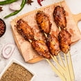 thumbnail image 7 of Bamboo Skewers 4.7 Inch, 300 PCS Skewers for Grilling, BBQ, Fruit Kabobs, Appetizers, Sandwich, Drink., 7 of 7