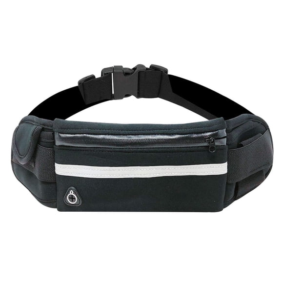 Anti-theft Invisible Waist Bag, Waterproof Fanny Pack with Multiple Pockets, Reflective Band for Night Visibility,Workout Pouch for Running Jogging Hiking Travel