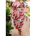 thumbnail image 3 of Purcoar Plus size Feeling Spoiled Printed Maxi Dress, 3 of 5