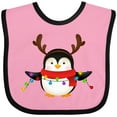 thumbnail image 3 of Inktastic Penguin Xmas Boys or Girls Baby Bib, 3 of 4