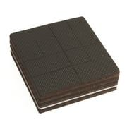Slipstick GorillaPads 4 Inch Non Slip Furniture Gripper Pads (Pre-Scored to Cut to Size) Stops Sliding and Protects All Hard Floor Surfaces, Optional Self-Stick Adhesive, Square, CB140
