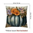thumbnail image 4 of Heduofu Navy Blue Pumpkin Fall Throw Pillow Covers Set of 2 Orange Floral Outdoor Farmhouse Autumn Thanksgiving Decorations Decorative Throw Pillows Cases for Home Living Room Porch Decor 18x18in, 4 of 7