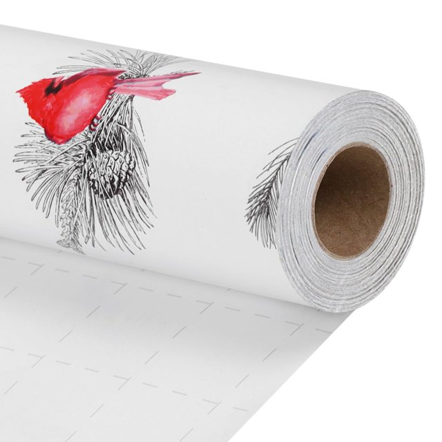 Rollo de papel de regalo Laibbons Cardinal Design, 43 x 10 m