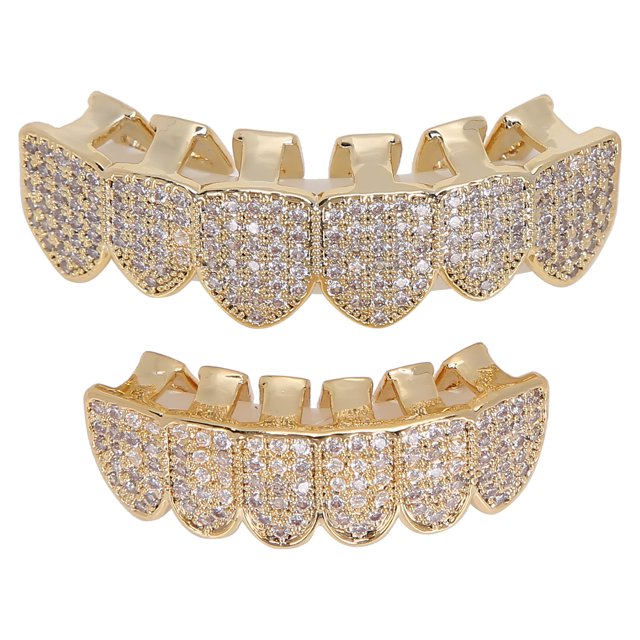 Kit De Dientes, Juego De Dientes Reutilizables Para Conciertos De Música Para Fiestas De Halloween Para Desfiles De Moda De Hip Hop ANGGREK Otros