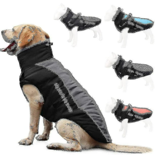 2023 Ropa para perros grandes Chaleco impermeable para perros grandes Chaqueta de otoño e invierno Abrigo cálido para perros