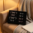 thumbnail image 6 of 8-Slot Velvet Eyeglass Storage Tray - Sunglass Display Organizer for Drawer, Counter, Cabinet, 6 of 6