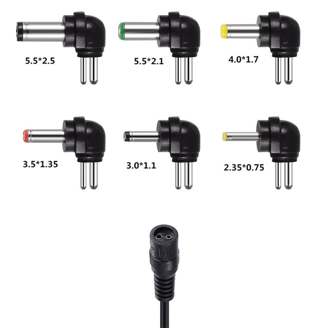 Battery Charger Universal 3-12V Power Supply Adapter Plug for Electronic Devices with Regulated Output Overload Short Circuit Compact Travel Home Stable Compatible