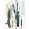thumbnail image 3 of Vess, June Erica 15x18 Black Modern Framed Museum Art Print Titled - Paper Strata I, 3 of 5