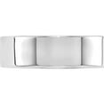 thumbnail image 2 of 10K White Gold 10Kw 6mm Ltw Flat Band Size 13.5 Made In United States 1wfll060-13.5, 2 of 5