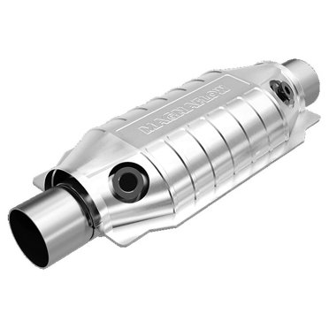 MagnaFlow 51235P Universal 2.25 Inch Exhaust Pipe Connector With Single O2 Sensor Port (OEM Style)