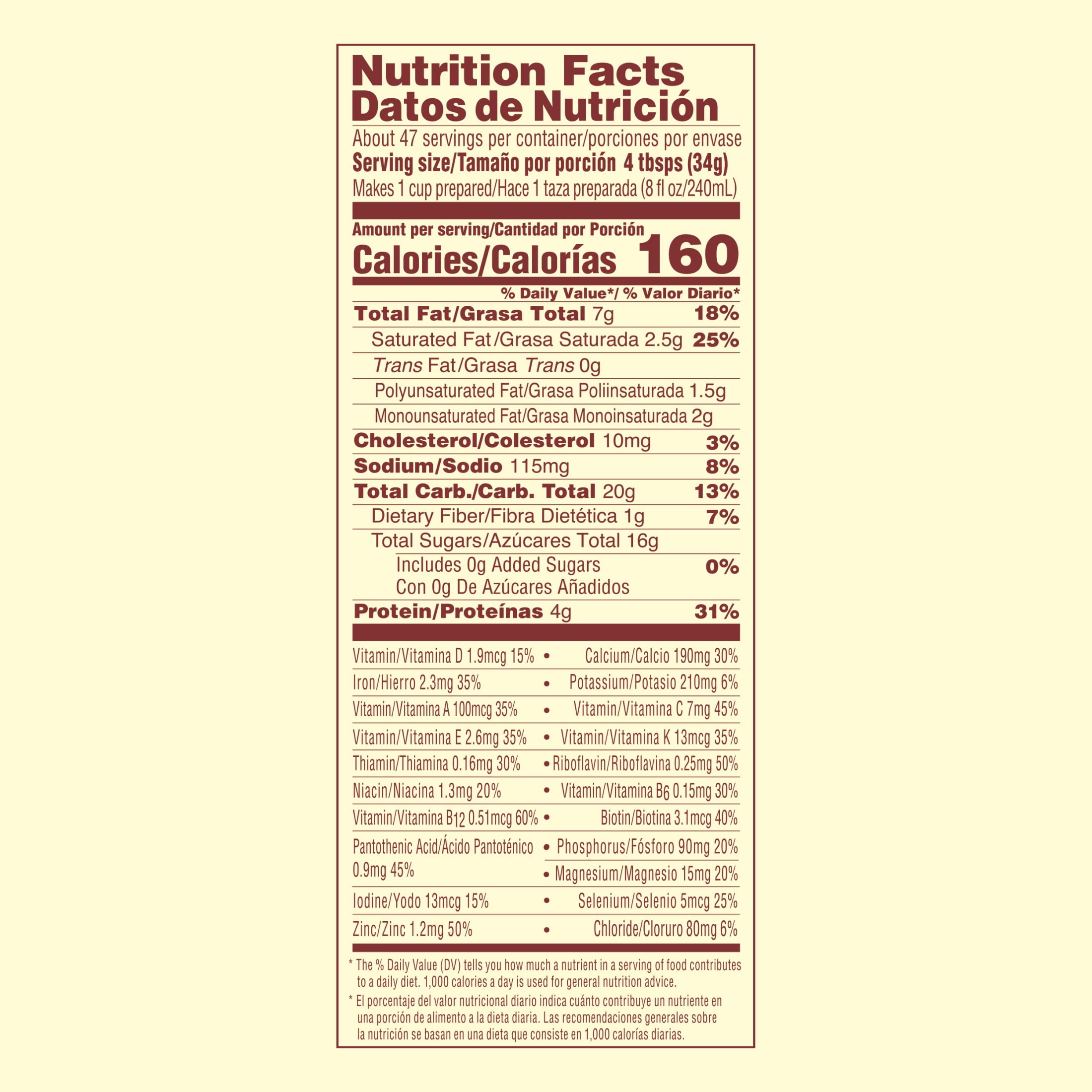 Nestle Klim Kinder 1+ Powder Immunity Probiotic Toddler Milk Beverage Mix Vitamins A, C, D, Iron & Zinc, 56.3 oz Canister