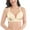 White, variant on JGTDBPO Front Closure Bras For Women No Underwire Plus Size Full Coverage Bras Front Snap Bras Post Surgery Front Closure Brassiere Sports Bra Wireless Minimizer Bra Everyday Bar