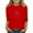 Red, variant on Bpmpbo Girls' 3/4 Sleeve Heart Print T-Shirt Comfortable Loose-Fit Round Neck Top Casual Pullover Blouse for Everyday Wear