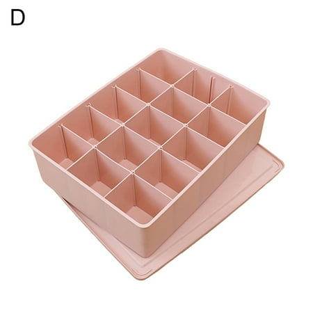 

Fusipu Multi Grid Underwear Organizer Closet Bras Briefs Socks Ties Storage Drawer Box