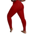 thumbnail image 3 of Women High Waisted Plus Size Yoga Pants Stretchy Ankle Length Yoga Trousers With Pockets Baggy Workout Running Leggings, 3 of 6