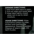 thumbnail image 4 of Auto Drive Car Conditioning Leather Wipes (30 Count ), 4 of 5