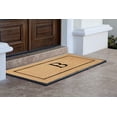 thumbnail image 7 of A1HC Natural Coir & Rubber Monogrammed Door Mat, 30x60 in, Thick Durable Heavy-Duty Entrance Mat with Thin Profile for Front Door, 7 of 7