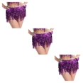 thumbnail image 1 of Jumpingount de danza del vientre con lentejuelas brillantes para mujer, minifaldas de entrenamiento para práctica de baile, traje reutilizable Type1 NO1, 1 of 1