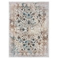 thumbnail image 3 of Luxe Weavers Beverly Collection Distressed Floral Area Rug 6495 Cream 5x7, 3 of 11