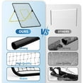 thumbnail image 2 of Volleyball Rebounder Net 7x4 ft,Adjustable Bounce Back Net with Stakes,Bounce Back Training Equipment for Practicing Volleying, Bumping, Spiking, Easy Set Up, 2 of 6