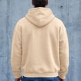 thumbnail image 5 of Hsovts Men's Hooded Sweatshirts Long Sleeve Casual Zip Up Pullover Hoodies with Kanga Pocket Beige S, 5 of 7