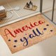 thumbnail image 5 of Decoraciones para el Día de los Caídos, decoraciones para el 4 de julio, decoraciones patrióticas, tapetes con letras en inglés para el Día de la Independencia, tapetes para puerta de entrada, tapetes, 5 of 6