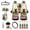 Cat Floral Butterfly, variant on FOR U DESIGNS Mandala Flower Frog Print 15 PCS Car Front Back Seat Cover Full Set, Seat Belt Strap Pad Steering Wheel Covers Air Vent Storage Bag Cup Holder Rear View Mirror Cover Key Chain