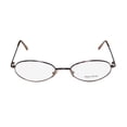 thumbnail image 3 of NEW VERA WANG V41 WOMENS/LADIES CAT EYE FULL-RIM SHINY BROWN OPTICAL AUTHENTIC CAT EYE SHAPE FRAME DEMO LENSES 52-18-140 EYEGLASSES/GLASSES, 3 of 9
