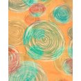 thumbnail image 5 of Wrapables Lightweight Fashion Trendy Infinity Scarf, Circles Orange, 5 of 5