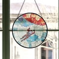 thumbnail image 3 of SkyDiving Stained Glass SunCatcher Sky Diving Light Catcher Window Hanging Home Decoration SkyDiver Gifts Parachute, Stained Glass Ornament 2025, Holiday Decoration, Seasonal, 3 of 6