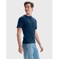 thumbnail image 2 of Hanes Beefy-T Unisex Cotton Pocket T-Shirt Navy 2XL, 2 of 5