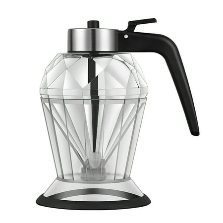 

Diamond Glass Oil Dispenser Delicate Pressing Type 200ml Glass Oil Bottle