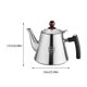 thumbnail image 5 of Tetera de acero inoxidable de fondo plano para cocina de inducción (1,2 l, plateada), 5 of 5