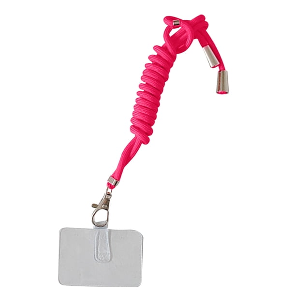 Teléfono móvil Cuerdas colgantes de nylon con tarjetas Cuerdas de cuello desmontable Anti perdido Crossbody Collar Lávias Correa Correa Teléfono Celular Accesorio Rose Rojo Inevent EL022540-10
