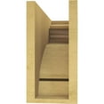 thumbnail image 4 of 6"W x 18"D x 12"H Classic Mayflower Rough Cedar Woodgrain TimberThane Corbel, Primed Tan, 4 of 6