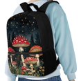 thumbnail image 4 of Uourmeti Durable Fabric 17 Inch Large Capacity Backpack for School Daily Use, Smooth Zipper Adjustable Buckle Student Bookbag, 4 of 6