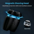 thumbnail image 4 of DaPlug Mini Electric Shaver for Men and Women, Dual Head Portable Razor with Smart Sensor, Compact Travel Size Pocket Shaver, USB-C Rechargeable, Wet & Dry IPX6 Waterproof, Low Noise, Easy to Clean, 4 of 4