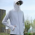 thumbnail image 4 of Vêtements de Protection Solaire en Fibre de Polyester Veste de Sport Pliable pour Protection Solaire, 4 of 5