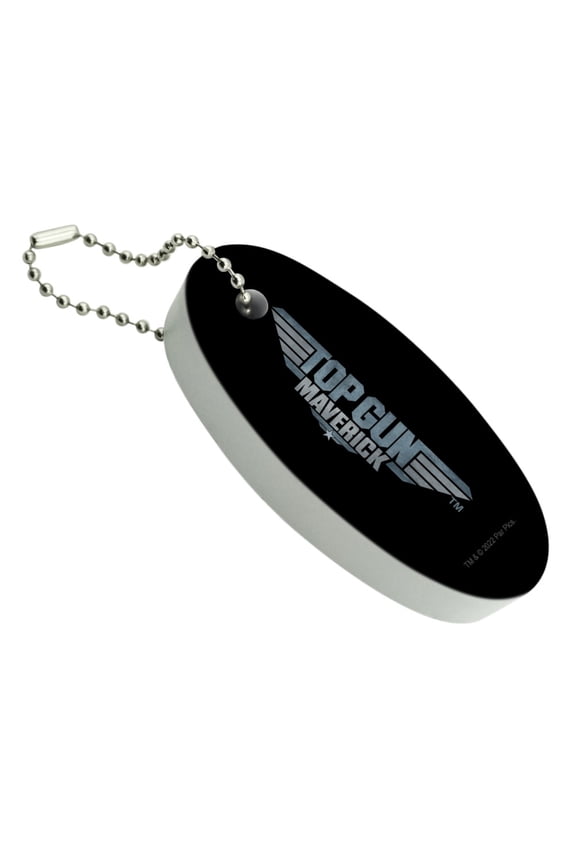 Top Gun: Maverick Logo Floating Keychain Oval Foam Fishing Boat Buoy Key Float