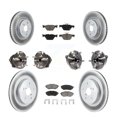 thumbnail image 1 of Transit Auto Front Rear Hub Bearings Assembly Coated Disc Brake Rotors and Ceramic Pads Kit (10Pc) for Car 2015-2019 Subaru Outback Legacy - Left Right Side (Driver Passenger) KBB-120807, 1 of 11